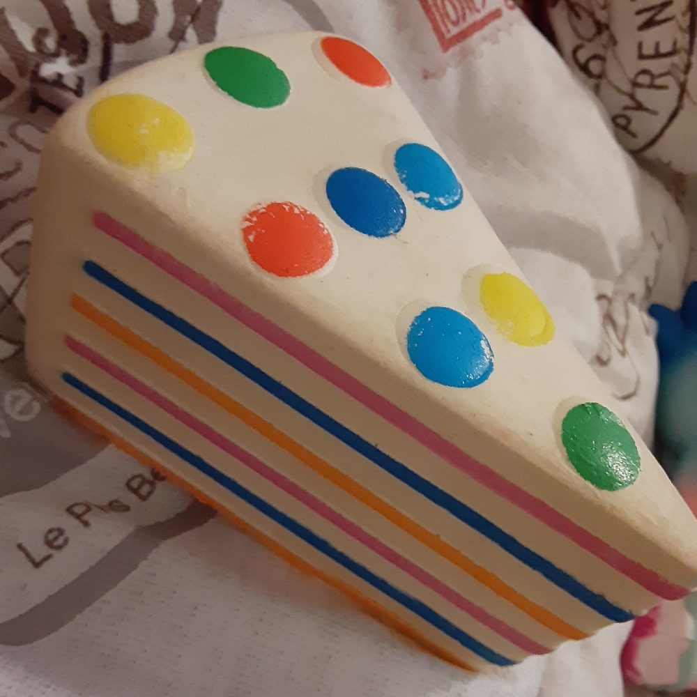 Colorful/rainbow cake squishy